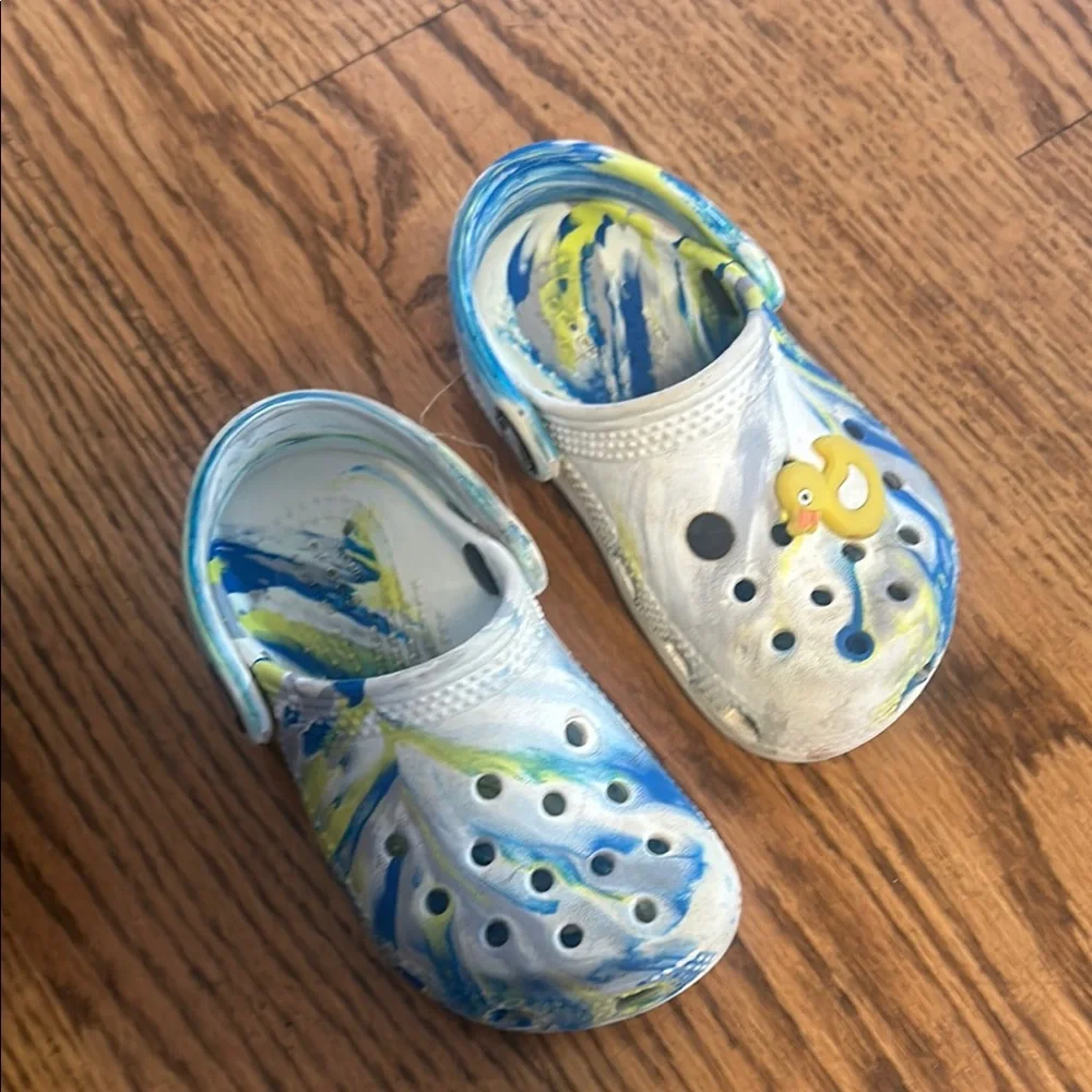 Kids' Colorful Clogs with Duck Charm